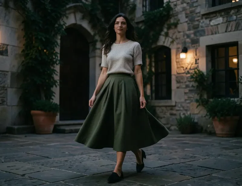 The Jeanne Skirt