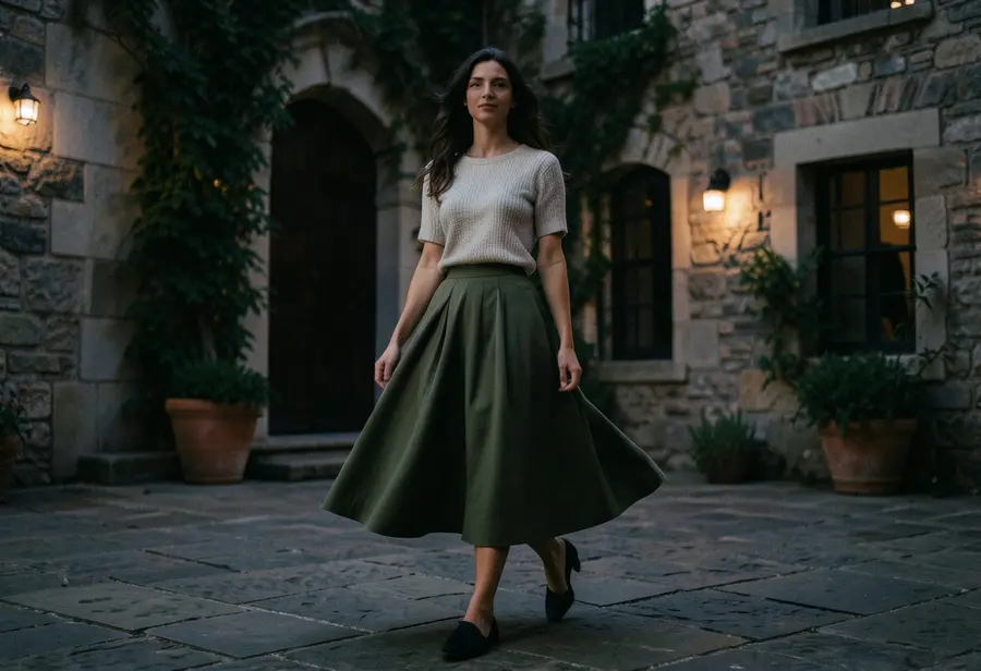 The Jeanne Skirt